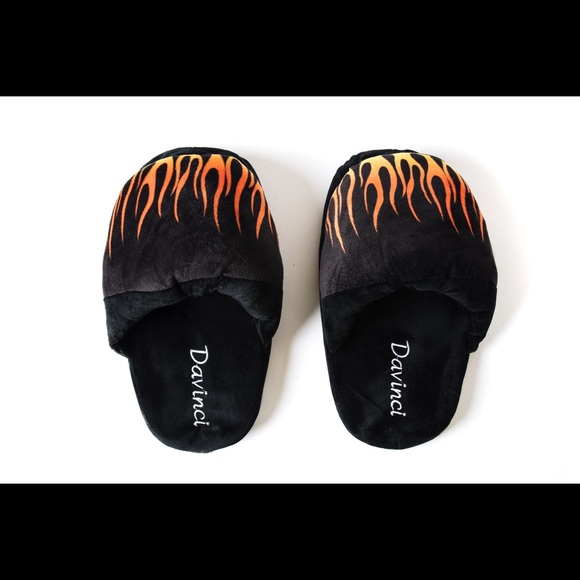 Flame Plush Slippers - Picture 3 of 7